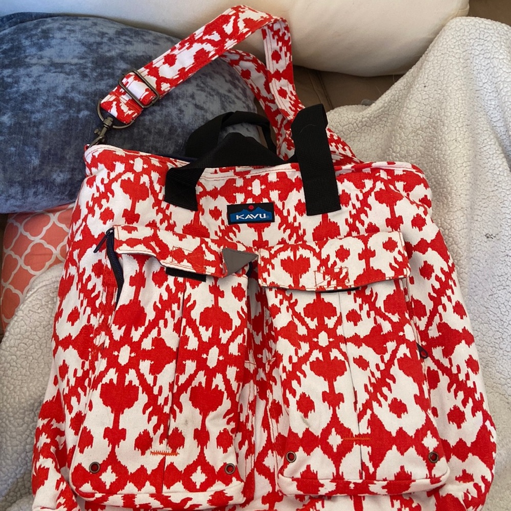 Kavu red bag